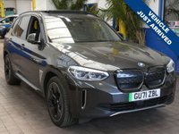 USED 2021 71 BMW IX3 80kWh Premier Edition Pro SUV 5dr Electric Auto (286 ps) STUNNING EXAMPLE BIG SPEC HUD SUNROOF SAT NAV HEATED LEATHER INTERIOR 1 OWNER SERVICE HISTORY WARRANTY