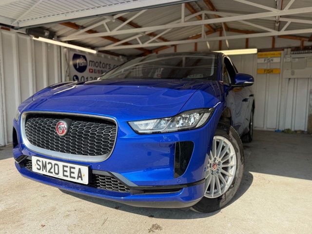 2020 20 JAGUAR I-PACE 400 90kWh S SUV 5dr Electric Auto 4WD (400 ps)+2 KEYS+HISTORY+2 CABLES+MEDIA+LEATHER+NAVIGATION+LEATHER+DIGITAL DASH+APPS+18 INCH ALLOYS+ 2 KEYS+2 CABLES+HISTORY+ALLOYS+HALF LEATHER SEATS+PARK SENSORS+NAV+CLIMATE+DIGITAL DASH+BLUETOOTH+MEDIA+CRUISE+REAR CAM+HPI CLEAR