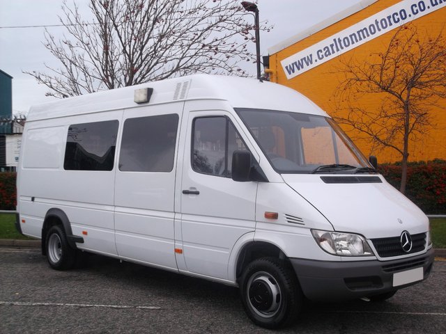 2004 54 Mercedes-Benz Sprinter 416 Cdi 9 Seater Minibus Low Mileage 67K Free UK Delivery AUTOMATIC NOW REDUCED