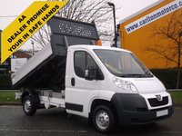 USED 2013 63 PEUGEOT BOXER 2.2 HDI 335 L2 Tipper Mwb Alloy Body Low Mileage,Free UK Delivery 