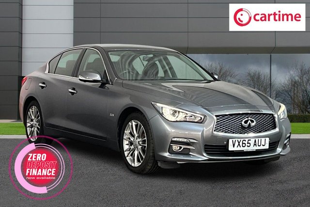 View our Infiniti Q50 2.2d Sport Saloon 4dr Diesel Auto Euro 6 (s/s) (170 ps) Heated Seats, Reversing Camera, Front / Rear Parking Sensors, Bluetooth, 19-Inch Alloy Wheels