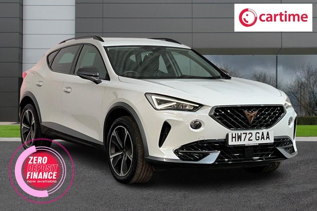 View our Cupra Formentor 1.5 TSI V1 SUV 5dr Petrol Manual Euro 6 (s/s) (150 ps) Touchscreen, Apple CarPlay / Android Auto, Wireless Charging, Cruise Control, Satellite Navigation