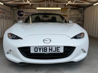 USED 2018 18 MAZDA MX-5 1.5 SKYACTIV-G SE Convertible 2dr Petrol Manual Euro 6 (131 ps)+1 FORMER KEEPER+HISTORY+MEDIA+BLUETOOTH+ALLOYS+AIRCON+USB+AUX+ HISTORY+1 FORMER KEEPER+ALLOYS+BLUETOOTH+MEDIA+AIRCON+AUX+USB+HPI CLEAR