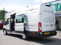 USED 2021 21 FORD TRANSIT 350 2.0 EBL 130 BHP L4 X-LONG TREND CREWCAB 6 SEATER ( AIR CON ) 1 OWNER | 6 SEATER | AIR CON | SAT NAV