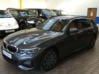 USED 2021 21 BMW 3 SERIES 2.0 330e 12kWh M Sport Touring 5dr Petrol Plug-in Hybrid Auto xDrive Euro 6 (s/s) (292 ps) 4WD SAT NAV HEATED LEATHER SEATS REAR VIEW CAMERA CRUISE CONTROL PARKING SENSORS 1 OWNER EXCELLENT SERVICE HISTORY WARRANTY