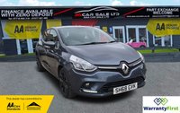 USED 2018 68 RENAULT CLIO 0.9 TCe Iconic Hatchback 5dr Petrol Manual Euro 6 (s/s) (90 ps) 