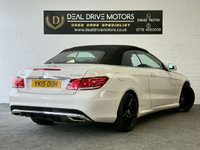 USED 2015 15 MERCEDES-BENZ E-CLASS 2.1 E220 BlueTEC AMG Line Cabriolet 2dr Diesel G-Tronic+ Euro 6 (s/s) (177 ps) Cabriolet | AMG Styling | Auto