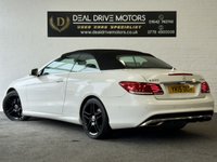 USED 2015 15 MERCEDES-BENZ E-CLASS 2.1 E220 BlueTEC AMG Line Cabriolet 2dr Diesel G-Tronic+ Euro 6 (s/s) (177 ps) Cabriolet | AMG Styling | Auto