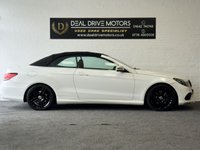USED 2015 15 MERCEDES-BENZ E-CLASS 2.1 E220 BlueTEC AMG Line Cabriolet 2dr Diesel G-Tronic+ Euro 6 (s/s) (177 ps) Cabriolet | AMG Styling | Auto