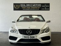USED 2015 15 MERCEDES-BENZ E-CLASS 2.1 E220 BlueTEC AMG Line Cabriolet 2dr Diesel G-Tronic+ Euro 6 (s/s) (177 ps) Cabriolet | AMG Styling | Auto