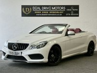 USED 2015 15 MERCEDES-BENZ E-CLASS 2.1 E220 BlueTEC AMG Line Cabriolet 2dr Diesel G-Tronic+ Euro 6 (s/s) (177 ps) Cabriolet | AMG Styling | Auto