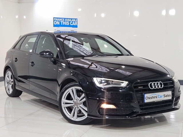 2014 14 Audi A3 2.0 TDI S line Sportback 5dr Diesel S Tronic quattro Euro 6 (s/s) (184 ps)