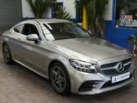USED 2021 70 MERCEDES-BENZ C-CLASS 1.5 C200 MHEV AMG Line Edition Coupe 2dr Petrol G-Tronic+ Euro 6 (s/s) (198 ps) SAT NAV HEATED LEATHER SEATS REAR VIEW CAMERA CRUISE CONTROL PARKING SENSORS 1 OWNER EXCELLENT SERVICE HISTORY WARRANTY