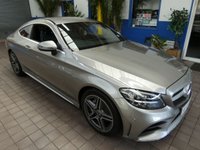USED 2021 70 MERCEDES-BENZ C-CLASS 1.5 C200 MHEV AMG Line Edition Coupe 2dr Petrol G-Tronic+ Euro 6 (s/s) (198 ps) SAT NAV HEATED LEATHER SEATS REAR VIEW CAMERA CRUISE CONTROL PARKING SENSORS 1 OWNER EXCELLENT SERVICE HISTORY WARRANTY