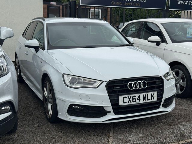2014 64 Audi A3 2.0 TDI S line Sportback 5dr Diesel S Tronic quattro Euro 6 (s/s) (184 ps)