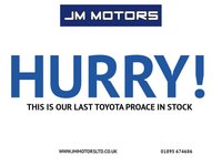 USED 2022 22 TOYOTA PROACE 2.0D Icon Long Panel Van 6dr Diesel Manual LWB Euro 6 (s/s) (140 ps) AIR CON - P SENSORS -  6 DOORS
