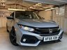 USED 2018 68 HONDA CIVIC 1.0 VTEC Turbo EX Hatchback 5dr Petrol CVT Euro 6 (s/s) (126 ps)+2 KEYS+HISTORY+PANORAMIC SUNROOF+LEATHER HEATED SEATS+NAV+MEDIA+BLUETOOTH+USB+DAB+AUX 2 KEYS+FSH+PANORAMIC SUNROOF+FULL LEATHER SEATS+PARK CONTROL+NAV+PRIVACY+CLIMATE+CRUISE+BLUETOOTH+USB+AUX+DAB+ALLOYS+HEATED FRONT SEATS+HPI CLEAR