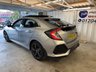 USED 2018 68 HONDA CIVIC 1.0 VTEC Turbo EX Hatchback 5dr Petrol CVT Euro 6 (s/s) (126 ps)+2 KEYS+HISTORY+PANORAMIC SUNROOF+LEATHER HEATED SEATS+NAV+MEDIA+BLUETOOTH+USB+DAB+AUX 2 KEYS+FSH+PANORAMIC SUNROOF+FULL LEATHER SEATS+PARK CONTROL+NAV+PRIVACY+CLIMATE+CRUISE+BLUETOOTH+USB+AUX+DAB+ALLOYS+HEATED FRONT SEATS+HPI CLEAR