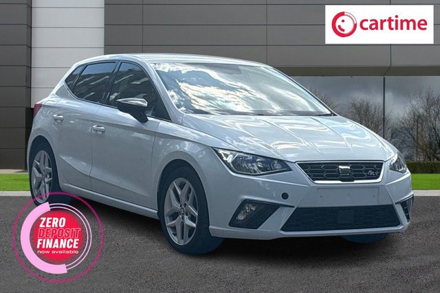 View our Seat Ibiza 1.0 TSI FR Hatchback 5dr Petrol Manual Euro 6 (s/s) GPF (95 ps) Touchscreen, Apple CarPlay / Android Auto, Bluetooth, DAB - Digital Radio, 17-Inch Alloy Wheels