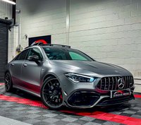 USED 2023 23 MERCEDES-BENZ CLA 2.0 CLA45 AMG S Plus Coupe 4dr Petrol 8G-DCT 4MATIC+ Euro 6 (s/s) (421 ps) 