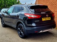 USED 2016 66 NISSAN QASHQAI 1.5 dCi Black Edition SUV 5dr Diesel Manual 2WD Euro 6 (s/s) (110 ps) BLACK HEATED LEATHER - SAT NAV - 360&deg; PARKING CAMERAS