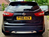 USED 2016 66 NISSAN QASHQAI 1.5 dCi Black Edition SUV 5dr Diesel Manual 2WD Euro 6 (s/s) (110 ps) BLACK HEATED LEATHER - SAT NAV - 360&deg; PARKING CAMERAS