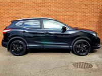 USED 2016 66 NISSAN QASHQAI 1.5 dCi Black Edition SUV 5dr Diesel Manual 2WD Euro 6 (s/s) (110 ps) BLACK HEATED LEATHER - SAT NAV - 360&deg; PARKING CAMERAS