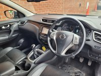 USED 2016 66 NISSAN QASHQAI 1.5 dCi Black Edition SUV 5dr Diesel Manual 2WD Euro 6 (s/s) (110 ps) BLACK HEATED LEATHER - SAT NAV - 360&deg; PARKING CAMERAS