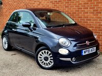 USED 2018 18 FIAT 500 1.2 Lounge Hatchback 3dr Petrol Manual Euro 6 (s/s) (69 bhp) 