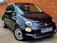 USED 2018 18 FIAT 500 1.2 Lounge Hatchback 3dr Petrol Manual Euro 6 (s/s) (69 bhp) 