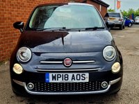 USED 2018 18 FIAT 500 1.2 Lounge Hatchback 3dr Petrol Manual Euro 6 (s/s) (69 bhp) 
