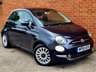 USED 2018 18 FIAT 500 1.2 Lounge Hatchback 3dr Petrol Manual Euro 6 (s/s) (69 bhp) 