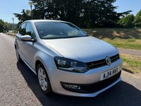 USED 2014 14 VOLKSWAGEN POLO 1.2 Match Edition Hatchback 5dr Petrol Manual Euro 5 (70 ps) DAB RADIO-PARK SENSORS-WARRANTY