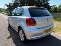 USED 2014 14 VOLKSWAGEN POLO 1.2 Match Edition Hatchback 5dr Petrol Manual Euro 5 (70 ps) DAB RADIO-PARK SENSORS-WARRANTY