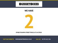 USED 2012 12 TRIUMPH STREET TRIPLE 675 LOW MILEAGE - NICE EXTRAS COMES WITH NEW MOT AND WARRANTY