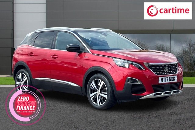 View our Peugeot 3008 1.6 THP GT Line SUV 5dr Petrol EAT Euro 6 (s/s) (165 ps) 2 Keys / Part Service History, Wireless Charging, 3D Connected Navigation, Visibility Pack, Bluetooth
