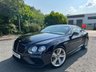 USED 2016 16 BENTLEY CONTINENTAL 4.0 V8 GT S Coupe 2dr Petrol Auto 4WD Euro 6 (528 ps)-1 Owner From New-Finished In Rare Dark Sapphire Metallic-Main Hide In Linen & Secondary Hide In Imperial Blue-Mulliner Driving Specification-Contrast Stitching-Active Rear Spoiler-Exterior Mirrors In Beluga Gloss-Twin Front Armrests-Ventilated Front Seats With Massage Function-Bentley Gps Tracking System-Bluetooth-Dual Climate Control-Satnav-Mfsw-Dab Radio-Cruise Control-Rear View Camera-Remote Controlled Garage Door Opener-Wi Fi Hotspot-21