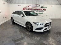 USED 2022 22 MERCEDES-BENZ CLA 1.3 CLA200 AMG Line (Premium 2) Shooting Brake 5dr Petrol 7G-DCT Euro 6 (s/s) (163 ps) heated seats, digital dash, leather