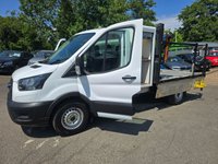 USED 2021 21 FORD TRANSIT 2.0 350 EcoBlue Tipper in white, 46,618 miles, 1 owner, FSH, ULEZ Euro 6, automatic gearbox, Bluetooth, rear sensors & more! Final price +VAT @ 20%! *** AUTOMATIC***DIESEL***TIPPER