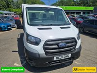 USED 2021 21 FORD TRANSIT 2.0 350 EcoBlue Tipper in white, 46,618 miles, 1 owner, FSH, ULEZ Euro 6, automatic gearbox, Bluetooth, rear sensors & more! Final price +VAT @ 20%! *** AUTOMATIC***DIESEL***TIPPER