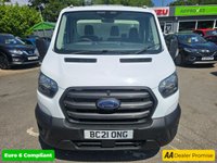 USED 2021 21 FORD TRANSIT 2.0 350 EcoBlue Tipper in white, 46,618 miles, 1 owner, FSH, ULEZ Euro 6, automatic gearbox, Bluetooth, rear sensors & more! Final price +VAT @ 20%! *** AUTOMATIC***DIESEL***TIPPER