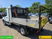 USED 2021 21 FORD TRANSIT 2.0 350 EcoBlue Tipper in white, 46,618 miles, 1 owner, FSH, ULEZ Euro 6, automatic gearbox, Bluetooth, rear sensors & more! Final price +VAT @ 20%! *** AUTOMATIC***DIESEL***TIPPER