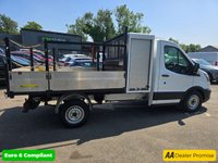USED 2021 21 FORD TRANSIT 2.0 350 EcoBlue Tipper in white, 46,618 miles, 1 owner, FSH, ULEZ Euro 6, automatic gearbox, Bluetooth, rear sensors & more! Final price +VAT @ 20%! *** AUTOMATIC***DIESEL***TIPPER