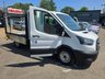 USED 2021 21 FORD TRANSIT 2.0 350 EcoBlue Tipper in white, 46,618 miles, 1 owner, FSH, ULEZ Euro 6, automatic gearbox, Bluetooth, rear sensors & more! Final price +VAT @ 20%! *** AUTOMATIC***DIESEL***TIPPER