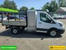 USED 2021 21 FORD TRANSIT 2.0 350 EcoBlue Tipper in white, 46,618 miles, 1 owner, FSH, ULEZ Euro 6, automatic gearbox, Bluetooth, rear sensors & more! Final price +VAT @ 20%! *** AUTOMATIC***DIESEL***TIPPER