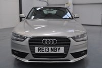 USED 2013 13 AUDI A4 2.0 TDI SE Technik Saloon 4dr Diesel Multitronic Euro 5 (s/s) (150 ps) Parking Sensors - Satellite Navigation - Heated Black Leather Seats