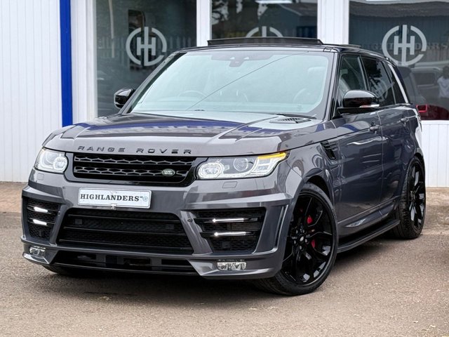 2017 67 Land Rover Range Rover Sport 3.0 SD V6 AUTOBIOGRAPHY DYNAMIC LUMMA KIT OPEN PAN ROOF HEAT & COOL SEATS SAT NAV REAR CAM STEPS 4WD 306 BHP