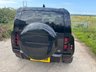 USED 2020 70 LAND ROVER DEFENDER 2.0 SD4 SE SUV 5dr Diesel Auto 4WD Euro 6 (s/s) (240 ps) UPGRADED 22' URBAN ALLOYS + WIRELESS APPLE CARPLAY + BLACK PACK + 10' TOUCHSCREEN DISPLAY WITH PRO NAV + 12-WAY HEATED ELECTRIC MEMORY FRONT SEATS + MERIDIAN SOUND SYSTEM + BLIND SPOT ASSIST + TWO-ZONE CLIMATE CONTROL + COLOURED REVERSING CAMERA WITH 360 DEGREE PARKING AID + DAB RADIO + LANE KEEP ASSIST + CRUISE CONTROL WITH SPEED LIMITER + TRAFFIC SIGN RECOGNITION + FINISHED IN SANTORINI BLACK