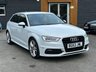 USED 2013 63 AUDI A3 2.0 TDI S line Sportback 5dr Diesel Manual Euro 6 (s/s) (184 ps) SAT NAV * BLUETOOTH