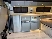 USED 2022 22 VOLKSWAGEN TRANSPORTER 2.0 TDI T30 Startline Campervan Conversion Manual FWD LWB Euro 6 (s/s) (110 ps) SKYLINE ROOF, LWB , 20" ALLOYS, SIDE BARS, FRONT SPLITTER, REAR PARKING SENSORS , NIGHT HEATER, ROCK AND ROLL BED , BLUETOOTH, CRUISE , APPLE CAR PLAY - ANDROID AUTO